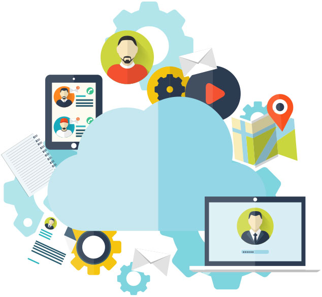 Illustration of IT management services